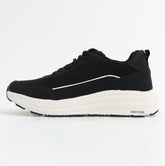 Liquids - Nova Cloud (Lace-Up) - Black (White Sole)