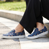 Rothy - Women - Slip On Sneaker - Animal Print - Blue